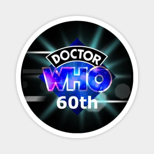 concept 60th Dr who logo Magnet